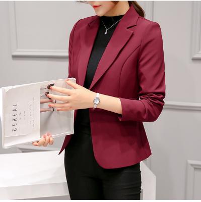 China Lady Formal Office Work Suit Women Breathable Jackets With Pockets Jackets Coat Slim for sale