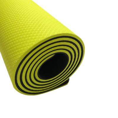 China Thickened and lengthened fitness mat hot household yoga band yoga rubber mat for sale