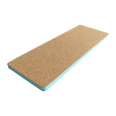 China Small Hot Yoga Mat Yoga Exercise Mat Keep Balance Pad Cork Knee Mat Handstand Support Pad for sale