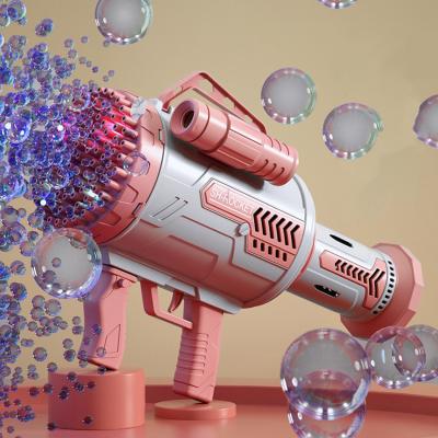 China Wholesale 68 Holes Plastic Firecracker Toy Gun Space Water Gun Bubble High Pressure Toys for sale