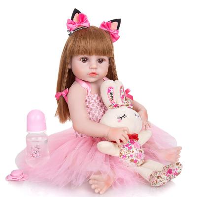 China Handmade Cartoon Toy Amazom Discount Vinyl 24 Realistic Silicon Noise Other Baby Toys Girl Wow Reborn Dolls for sale