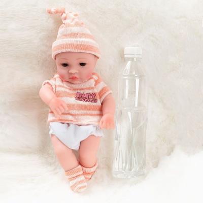 China Mini Hot Selling New Products Mini Real Boy Reborn Baby Dolls Factory Price 10 Inch Animated Reborn Doll Baby Toys for sale