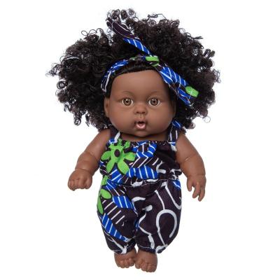 China DIY TOY Reborn Black African Doll Factory Price Reborn Baby Toys Doll Girl Black African Dolls for sale