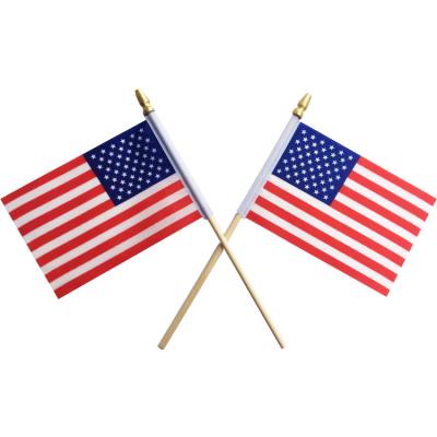 China Marriage favors & Wholesale Custom Flag 14*21 USA Bridal Party Gifts Flag Independence Day Celebration American Flag for sale