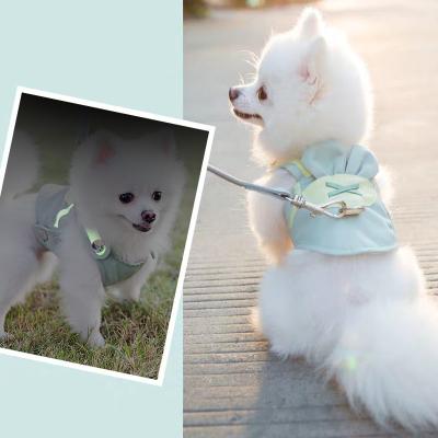 China Lovely Cute Cat Collar Pet Harness Dog Leash Thoughtful Fashion Pet Harness Dog Leash Back Trunk Return Pet Harness OEM Rabbit Ear Pet Supplies for sale