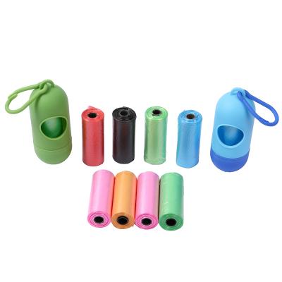 China Cute Poop Dog Poop Dog Waste Viable Carrier Bags Doggie Poo Bags Dispenser For Pet Leash Waste Waste Bags Carrier for sale