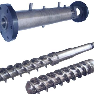 중국 Extruder Scrap Plastic Recycling Screw And Barrel For Machine Rubber Plastic Extruder Rubber Screw Barrel 판매용