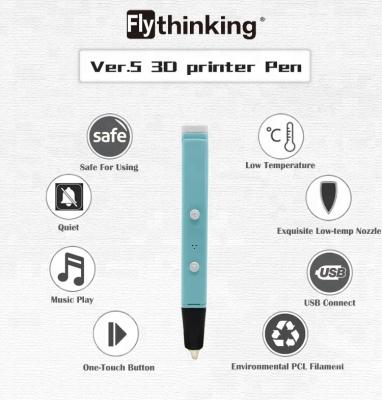 China office & School Pen New Arrival 3D Printing Pen Super Low Temperature 3d Pen For Kids Drawing for sale