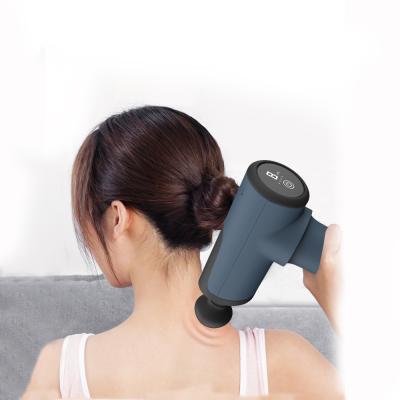 China 2020 Deep Muscle Massage Gun Full Body Relaxation Solenoid Portable Cordless Handheld Tubular Electric Muscle Massager for sale