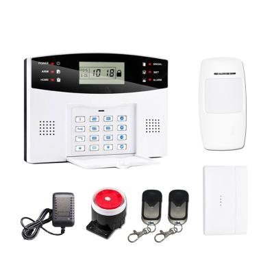 China Two Way Voice Promition IOS Android APP Control Radio 99 Zone 7 Zone Home Security GSM Alarm System Intercom SMS Wired Notification For Power Off tension for sale