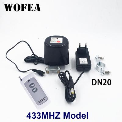 China General Smart Home DN20 Automation Wireless Control 433mhz RF Water Valve Gas Valve for sale