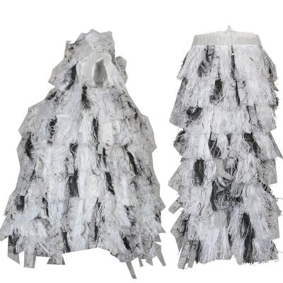 China New Style Camouflage Light Snow White Ghillie Suit For Hunting for sale