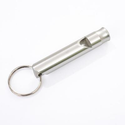 China Viable Cheap Custom Aluminum Alloy Lifeguard Whistle Anti-wolf Alarm Whistle Whistles Aluminum Alloy Ultrasonic Pet Supplies for sale