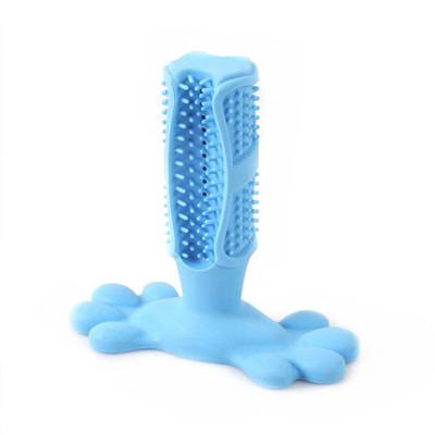 China Viable pet supplies rubber toothbrush toy dog ​​tooth nibbling cleaning can be customized packaging, two models can be matched freely for sale