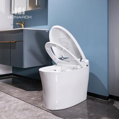 China Automatic Operation One Piece Decoration Home Bathroom Smart Toilet Intelligent Wc for sale