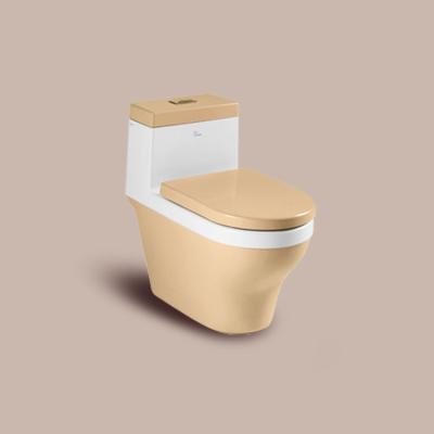 China New Next Color Automatic Toilet Automatic Operation Smart Chinese Toilet WC Gold for sale