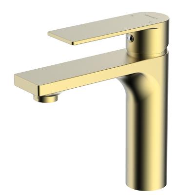 China Automatic Faucets Sanitary Ware Free Standing Tub Brass Metered Basin Faucet for sale