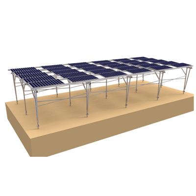 China Aluminum Alloy Supersolar Aluminum Roof Ground Support Structure For 20KW Solar System for sale