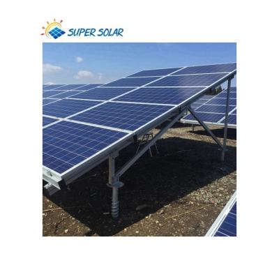 China Super Solar Ground Mounts Solar Rack Mounts Solar Panel Aluminum Alloy Solar Power System Home for sale