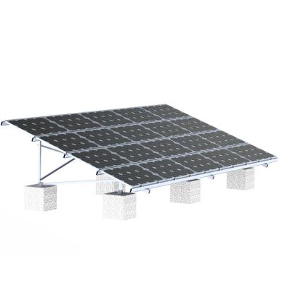 China AL6005-T5 Galvanized Concrete Base Panel Support Structure Solar Ground Bracket for sale