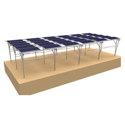 China Commercia SuperSolar Ground 6005-T5 Solar Aluminum Mounting Kits With High Quality For Concrete Base Or Ground Screw for sale