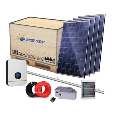 China Home Super Solar Off Solar System 220v DC AC 5kw Solar Power System for sale