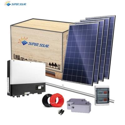 China Home Complete Unit 60KW 30kw Super-Solar On-grid Solar System With 440w PV for sale