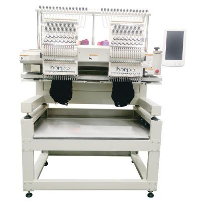 China Hat/shoe/head machine T-shirt/embroiderymachine two multi flat needle embroidery computerized embroidery machine from professional embroidery machine factory for sale