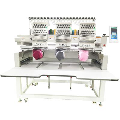 China Wholesale Hat/Shoe/T-shirt Computer Embroidery Machinery/Embroidery Comoros Textile Factory 3 Flat Head Embroidery Machine for sale