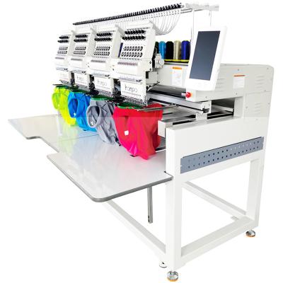 China Multi Needle 4 Head Home Hat/Shoe/T-shirt Embroidery Machine/Flat Embroidery And Sewing Machine Embroidery For Clothes for sale