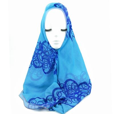 China Wholesale hijab 2022 malaysia kepala balut scarf wanita hijab dubai cantik chiffon arabic borong kilang polyester muslim for sale