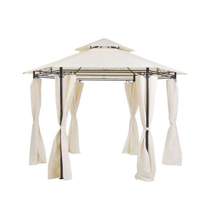 China Traditional gazebo diameter 350 cm beige for sale