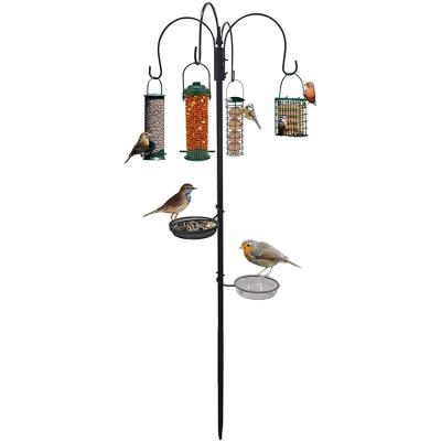 China Automatic Wild Bird Feeder Feeding Hanging Feeders With Water Bath Table Seed for sale