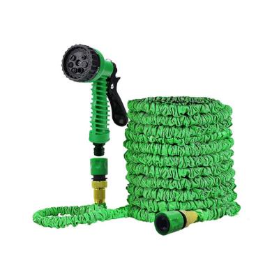 China 100FT Garden Hose Outdoor Lawn Irrigation Plastic Expanding Sprinkler Hose With Hose Hanger for sale