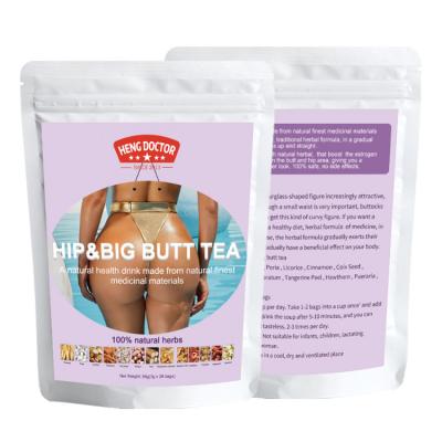 China Helps fat from accumulating in buttocks 100% Natural Chinese Herbal Private Label Hip&Big Butt & Hip Enhancement Butt Firming Butt Tea for sale