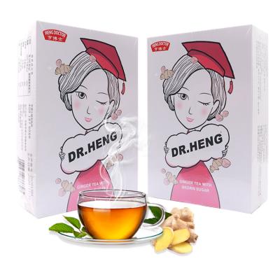 China Tea Drinks Instant High Quality Original Black Sugar Ginger Tea for sale