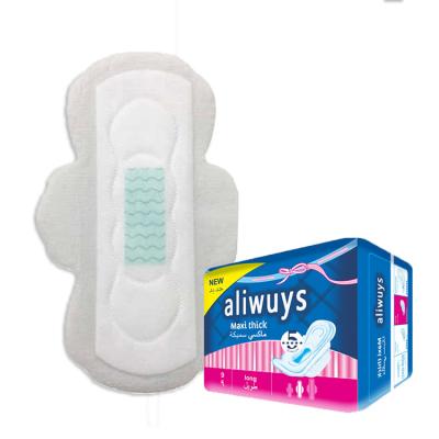 China Sanitary pads from Super Absorbent Best Use Nepal Tagline Biodegradable Company for sale