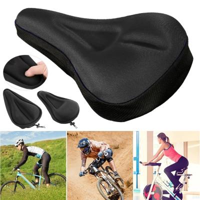 China Breathable Soft and Comfortable Soft Thickened Cycling Seat Cushion Mountain Bike Bicycle Saddle Gel Pad Gel Pad Recycling Cover for sale