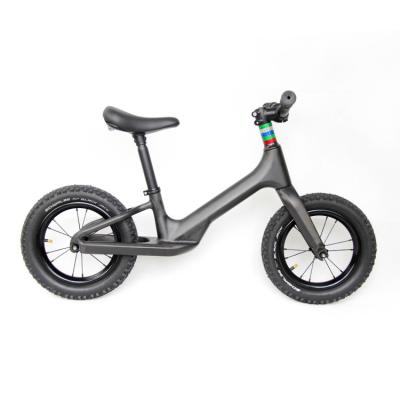 China Carbon Fiber Kid's Balance Bike Full Carbon Fiber Sliding Bike Suitable For 5years Old Kids Bike 2.3kg for sale