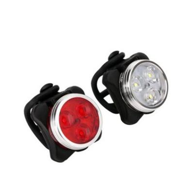 China Aluminum Alloy + Plastic Bicycle Accessories LED Bike Lights Set Super Bright Bike LED Lights for sale