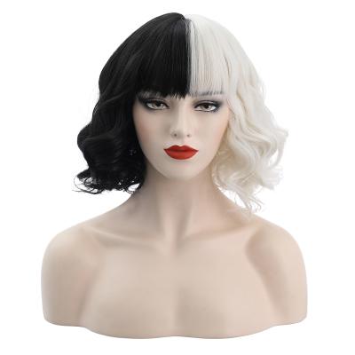 China Hot Sale Carnival High Temperature Party Wig Cosplay Yarn Water Wave Synthetic Wig For Women for sale