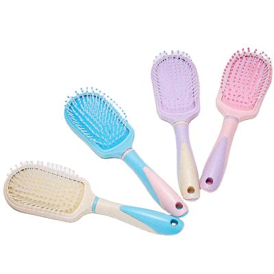 China Waterproof Wheat Straw Airbag Hair Detangler Comb Massage Reduce Hairloss for sale