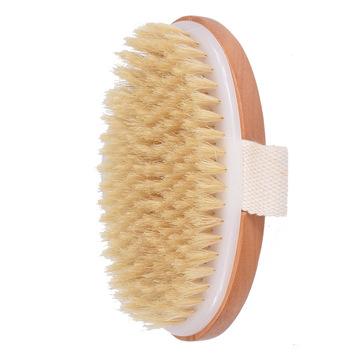 China All Natural Wholesale Natural Boar Stiffen Massager Skin Bath Brushes for sale