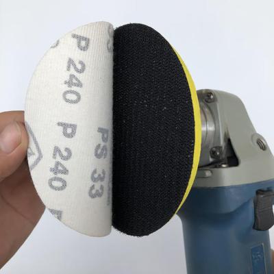 China Polishing Round Sanding Disc Flocking Sandpaper Automotive Sandpaper Abrasive Sandpaper Factory Direct Sales for sale