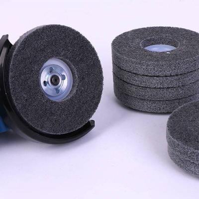 China Fleece Wheel Nylon Fiber Plastic Wheel Surface Treatment Polishing Buffing Agents for sale