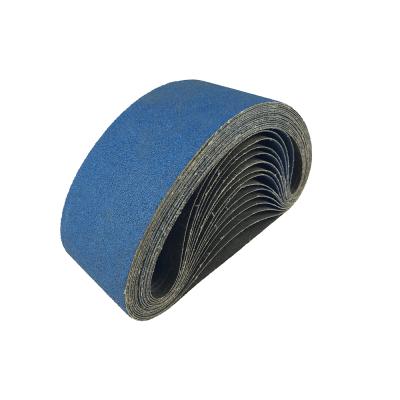 China Machinery/Leather Industry/Light/Grinding and Polishing/Wood and Metal Zirconium Corundum Abrasive Sanding Belts for Polishing, Finishing, Grinding in Wood, Metals, Stainless Steels on Stationary Machinery for sale