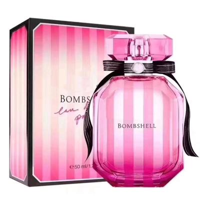 China Daily Care 50ml Women Perfume BOMB SHELL Famous Brand Secret Perfume Pink And Fragrance For Women Parfum Body Spray for sale