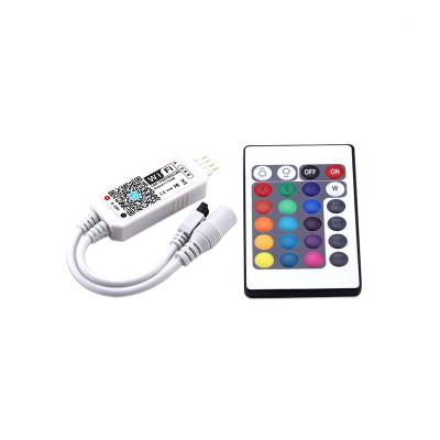 China WIFI Magic Home APP Controlled 24keys 44keys WIFI RGB Led Strip IR Remote Controller Led for sale