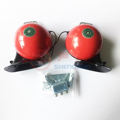 China ShengBao Power Snail Green Color Large Bus Horn Loud And Loud 12V And 24V S-218 Horn for sale