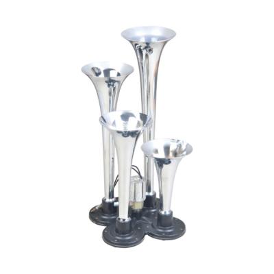 China Copper+Aluminum+Plastic+Iron Good Quality Electric Car 3 Various Pipes Trumpets Air Horn Full Set for sale